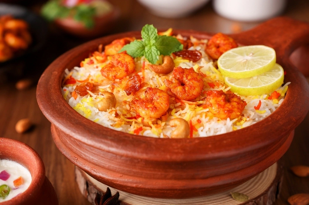 prawn biryani swagath